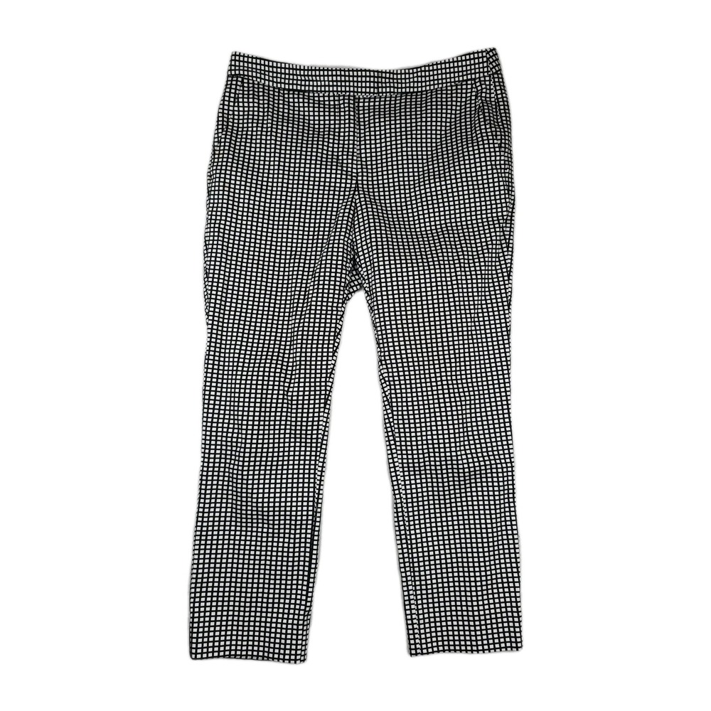 Brooks Brothers 342 Natalie Fit Women's Size 8‎ Black White Check Pants